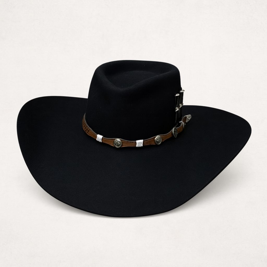 Chapeu 3 Cravos Americano Preto (exclusivo)