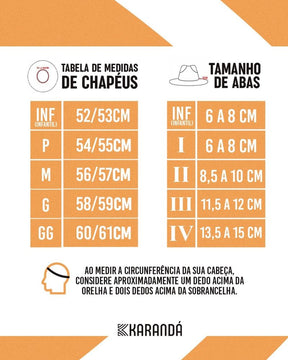 CHAPÉU C DUPLO AMERICANO TEXAS INFANTIL