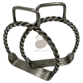 Estribo Premium De Alumínio Polido Para Selas E Arreios